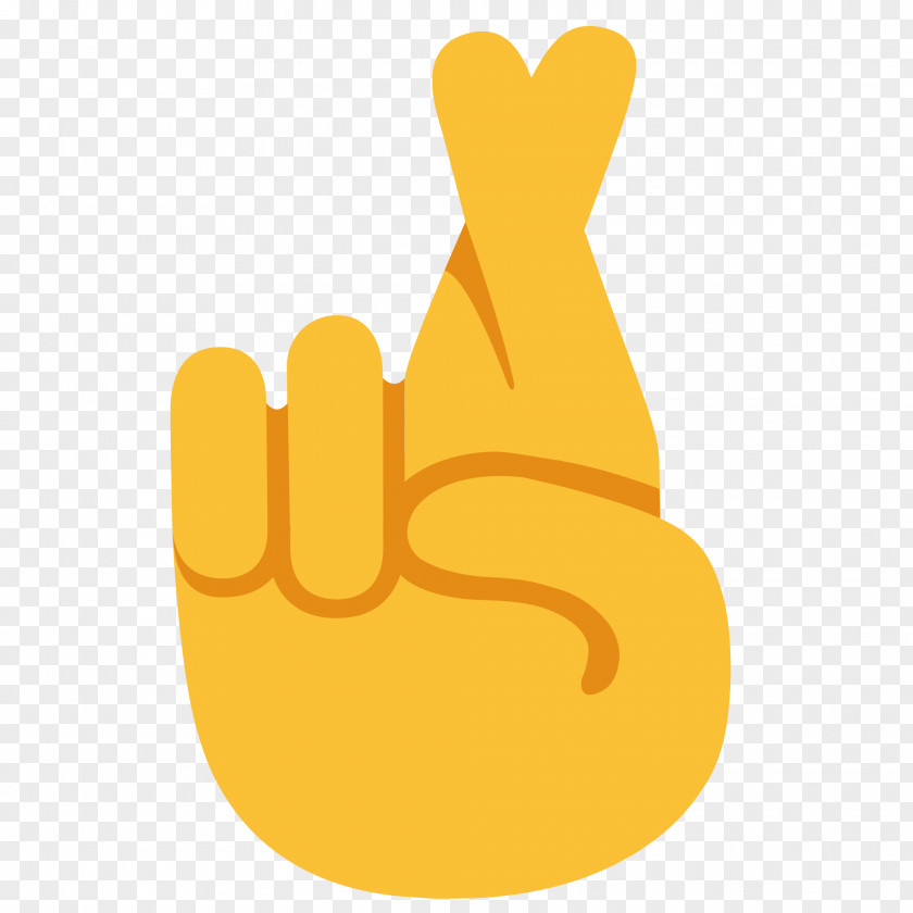 Fingers Emojipedia Crossed Thumb Signal Emoticon PNG