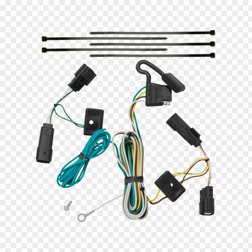 Flat Ball Hitch Ford Electrical Wires & Cable Connector Tekonsha 118472 T-One Assembly Towing PNG