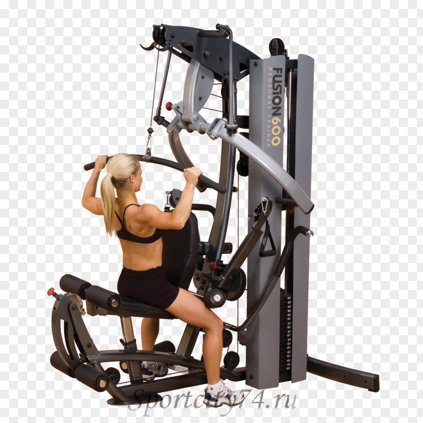 Flex Machine Body Solid Fusion 600 Personal Trainer Fitness Centre Physical Exercise PNG