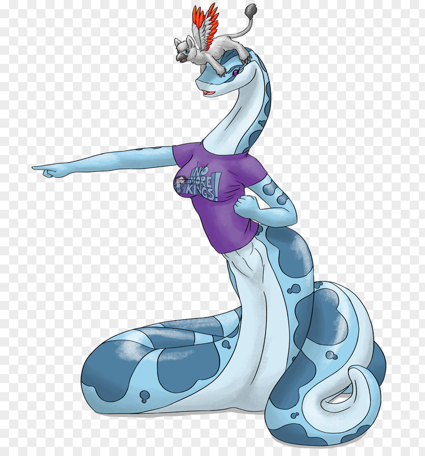 Anthropomorphic Snake Cartoon Figurine Microsoft Azure Legendary Creature PNG