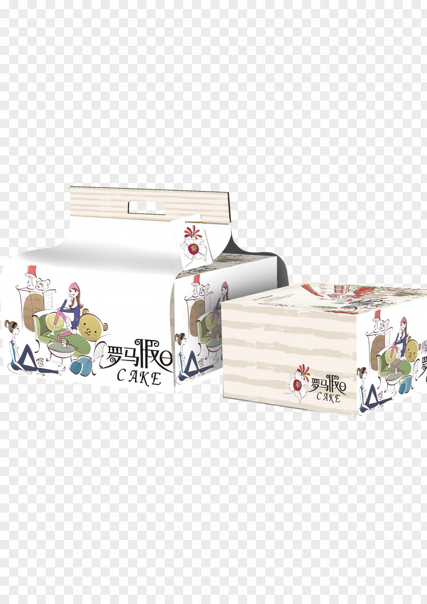 Cake Box Packaging And Labeling Gift PNG
