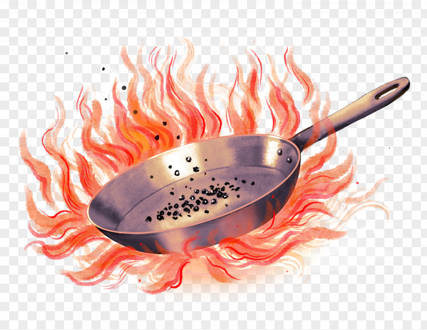 Kitchen Utensil Cutlery Cartoon Fire PNG