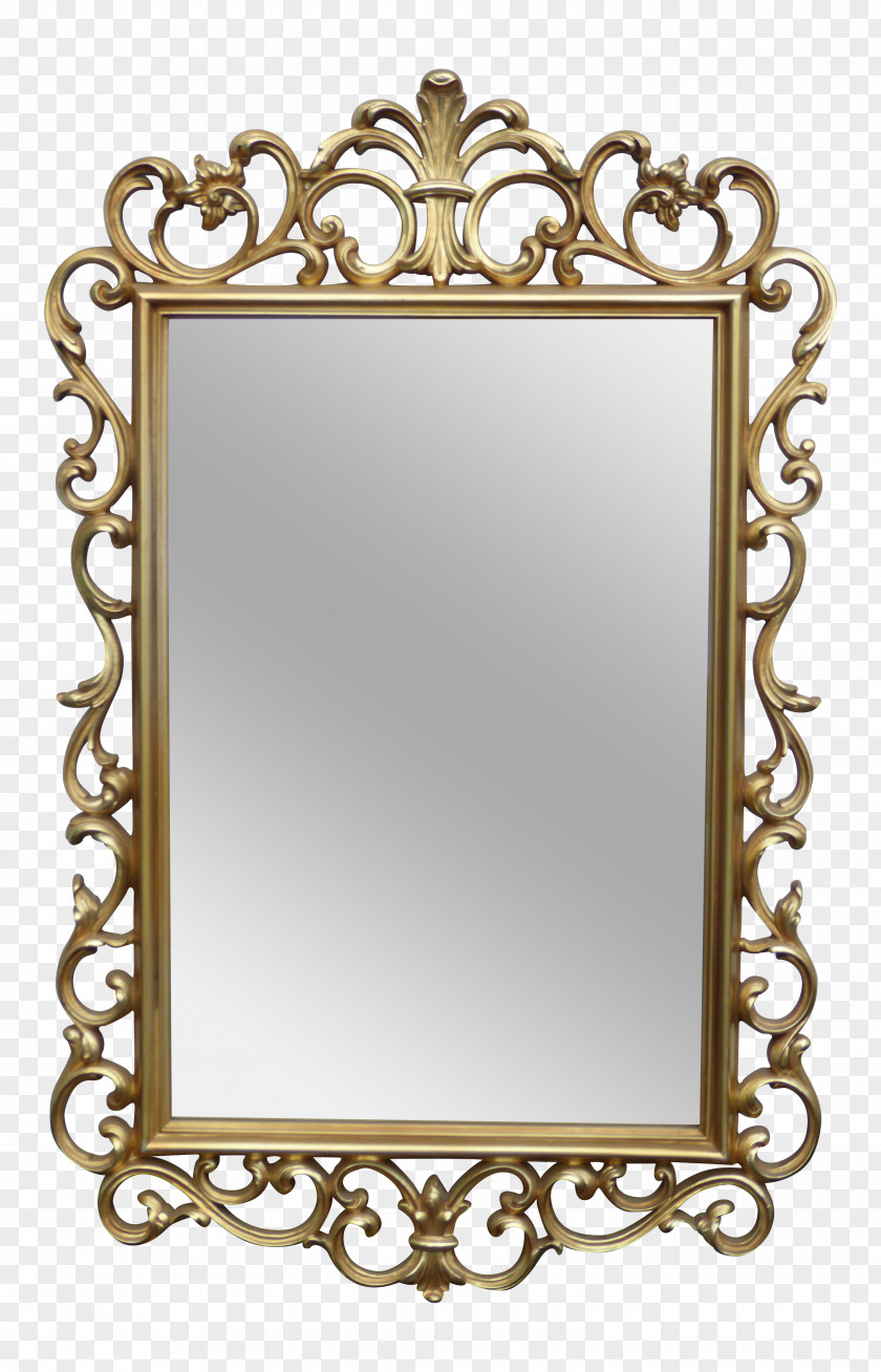 Mirror Picture Frames Wall Rococo PNG