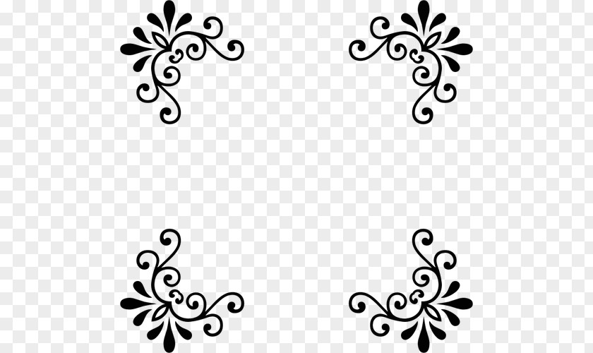 Plant Floral Design Decorative Borders PNG