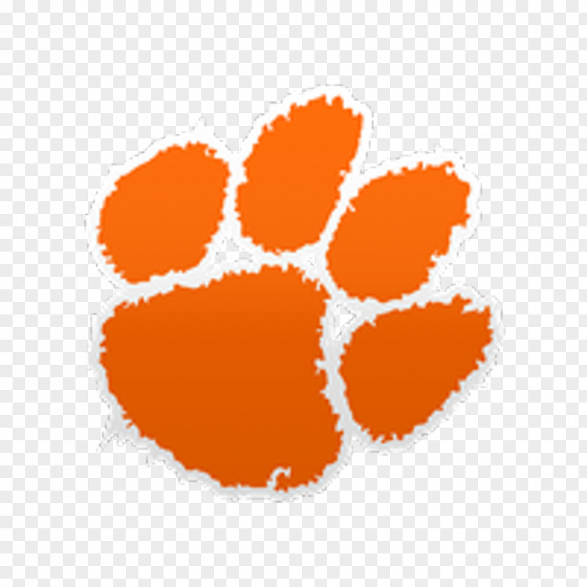 Tiger Clemson University Tigers Football Women's Golf Paw PNG