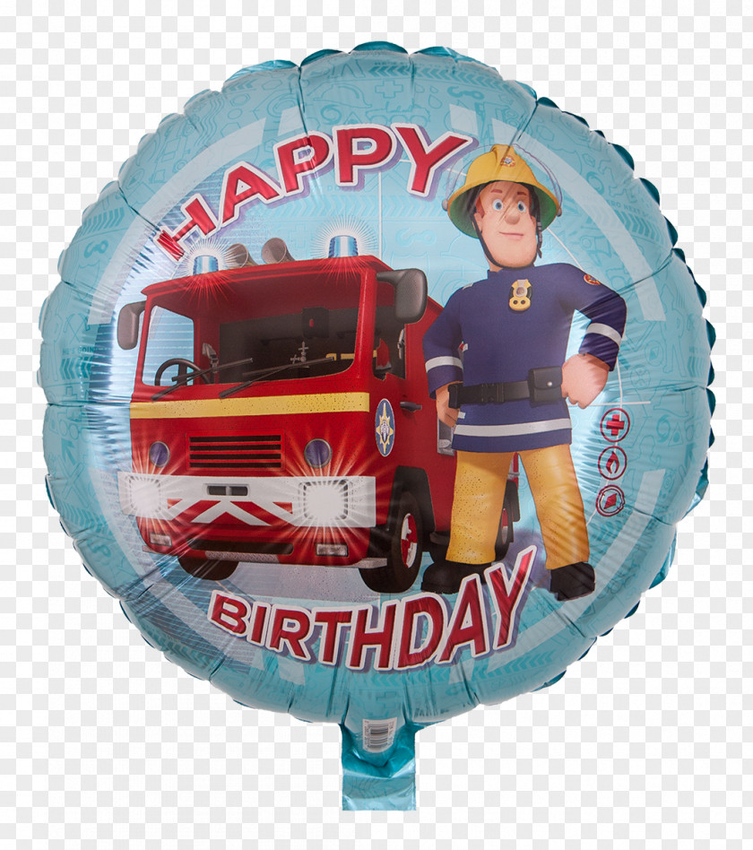 Balloon Birthday Firefighter Inflatable Fire Department PNG