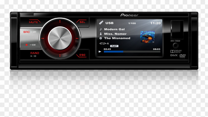 Dvd Player Vehicle Audio DVD Pioneer Corporation Car PNG