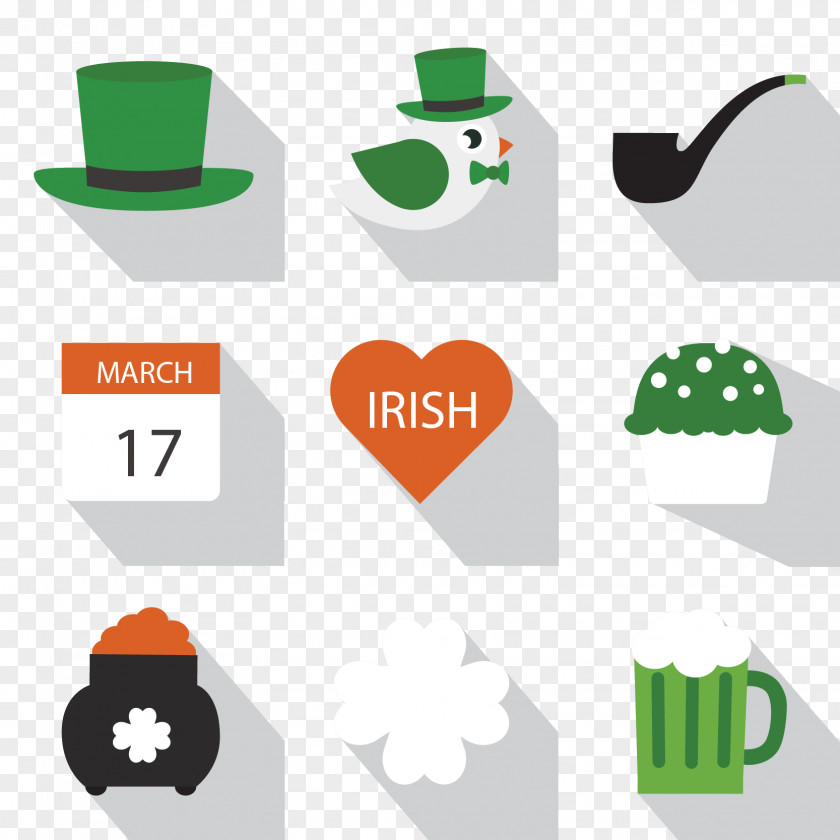 St. Patrick's Day Exquisite Icon Vector Material Ireland Saint Patricks Download PNG
