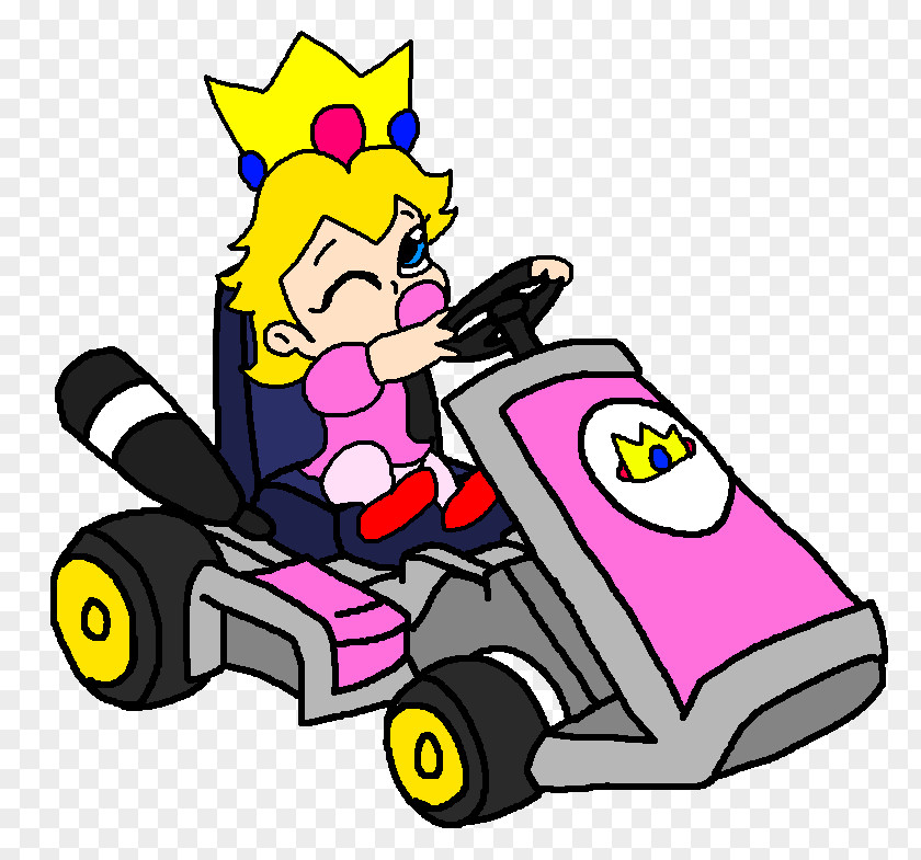 Baby Peach Super Mario Kart 7 Wii DS 8 PNG