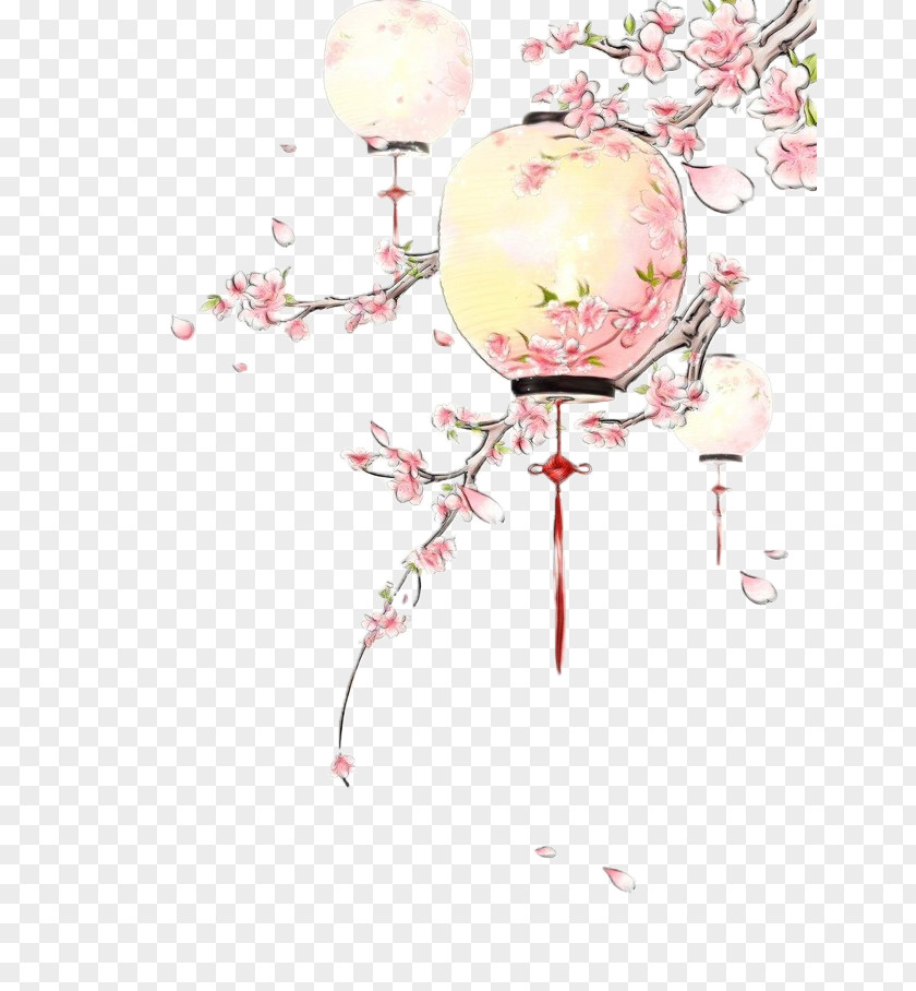 Cherry Blossom Cartoon PNG