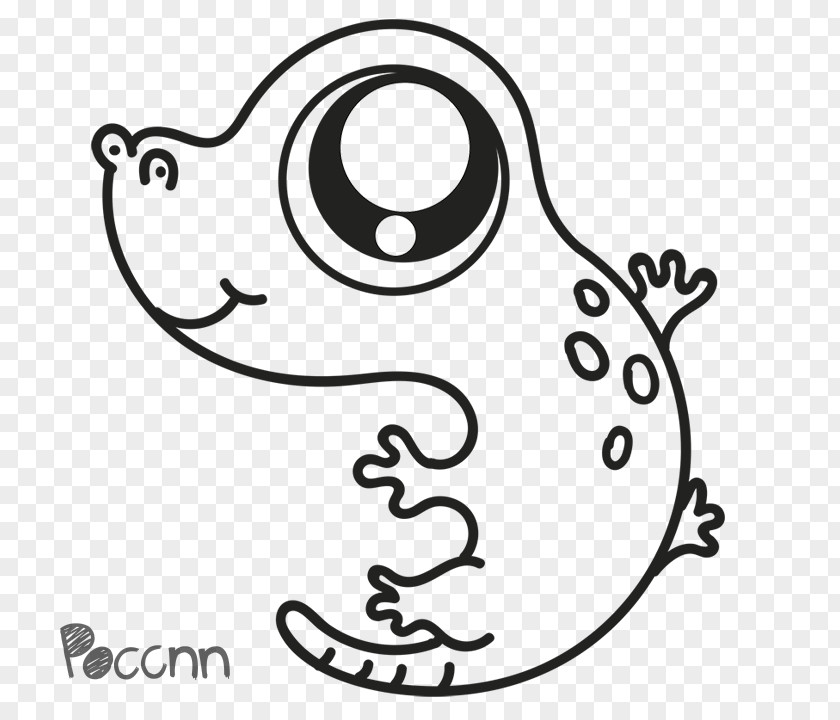Cnn Lizard Drawing Line Art Illustration Kawaii PNG