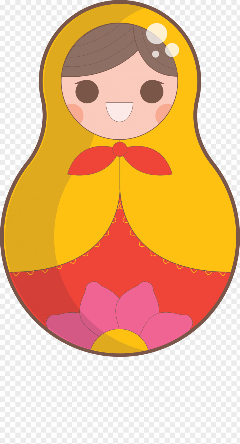 Colorful Russian Doll PNG