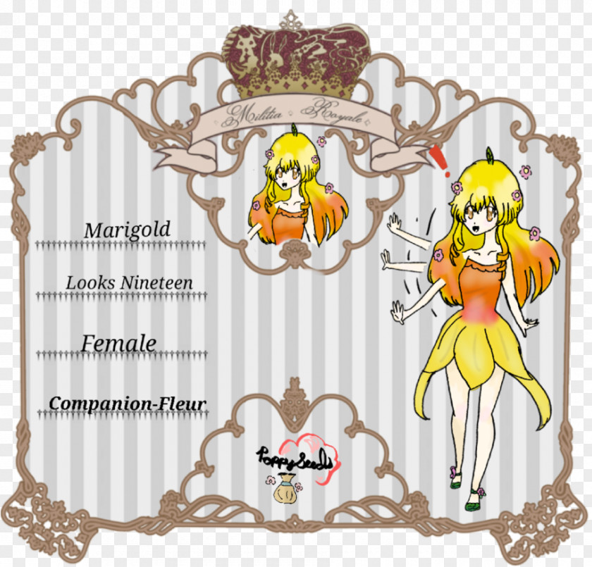 Marigold Vertebrate Character Clip Art PNG