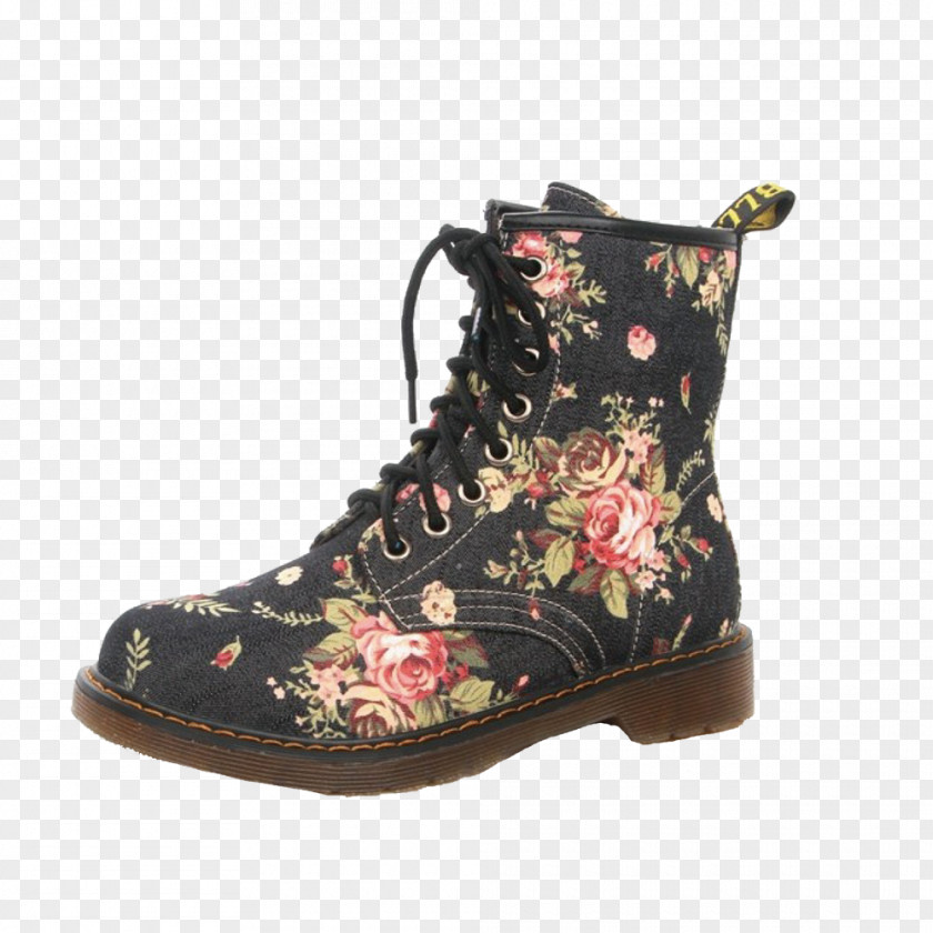 Martin Boots Fashion Boot Shoe Flower Ballet Flat PNG