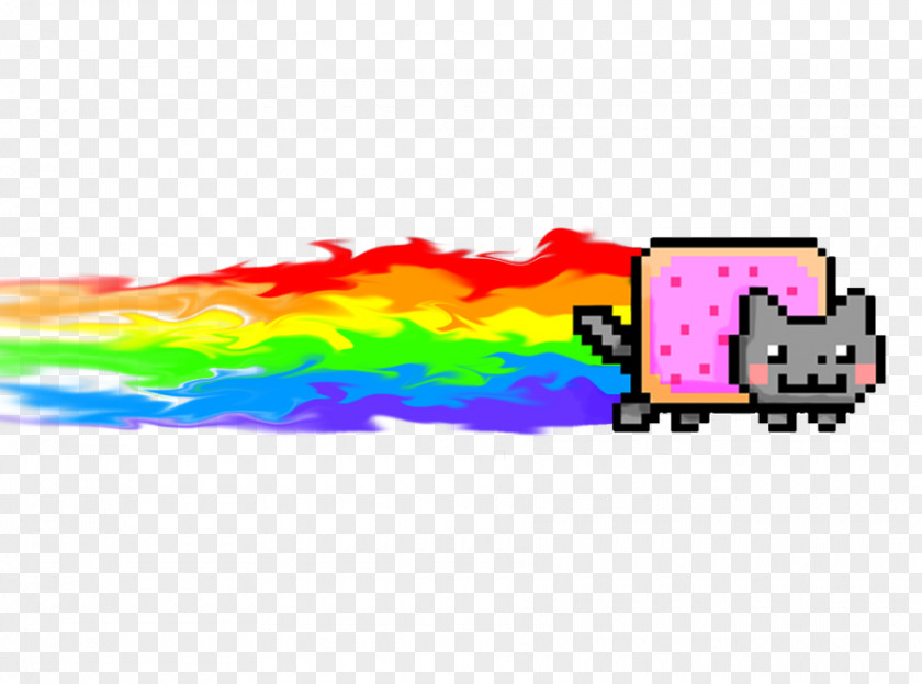 Rain Effect Nyan Cat Animation Rainbow Dash PNG
