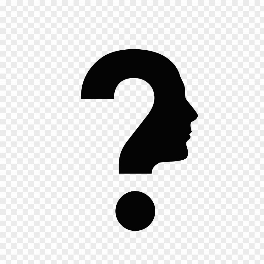 Think Of Question Mark Face Human Head PNG