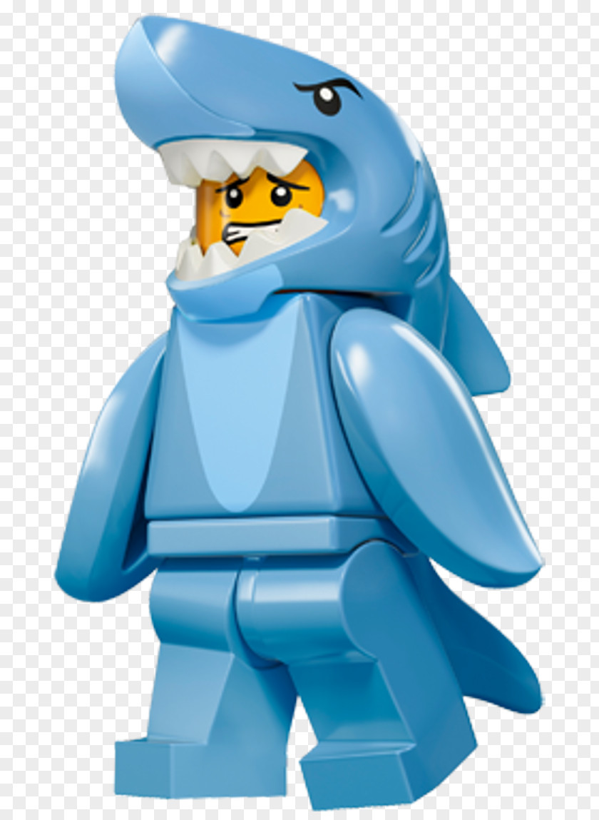 Toy Lego Minifigures LEGO 853666 Shark Suit Guy Key Chain 71011 Minifigure Series 15 PNG