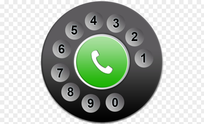 Android Dialer Telephone Handset Keypad PNG