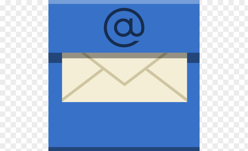 Apps Mail Generic Blue Graphic Design Angle Symmetry PNG