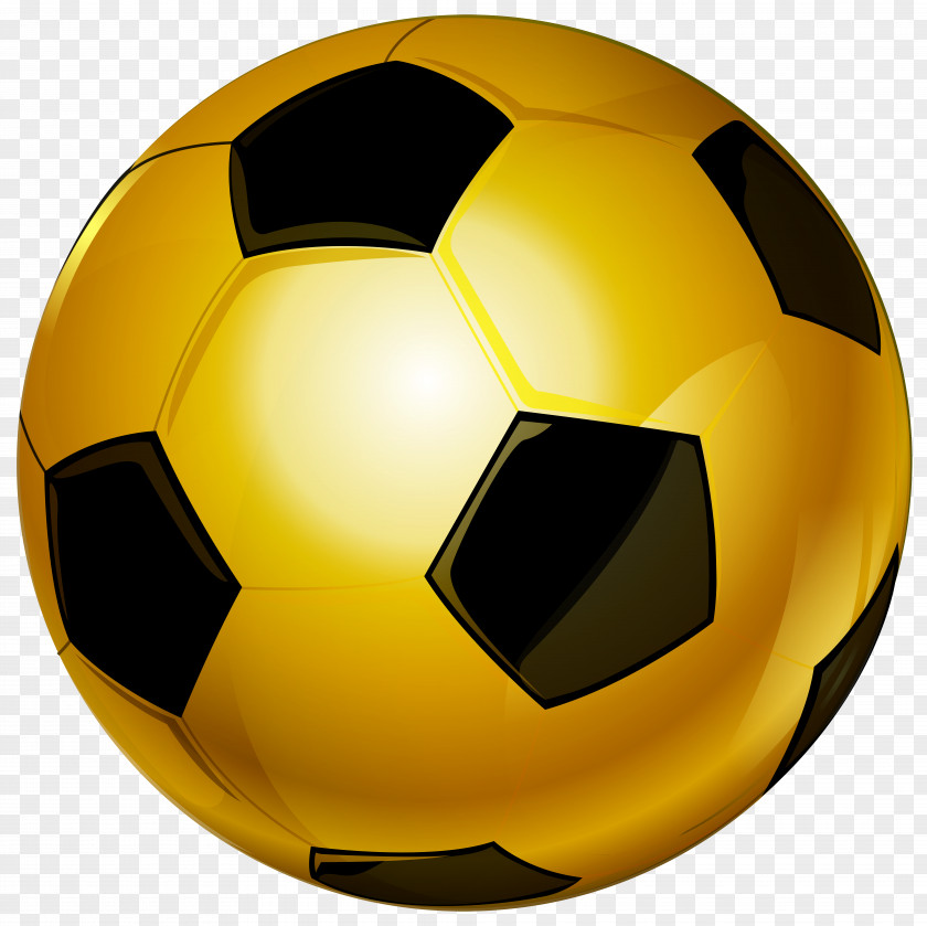 Gold Soccer Ball Clip Art Image Football PNG