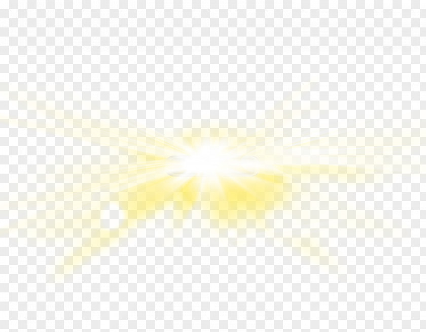 Yellow Light Explosion Effect Free Material Symmetry Angle Pattern PNG