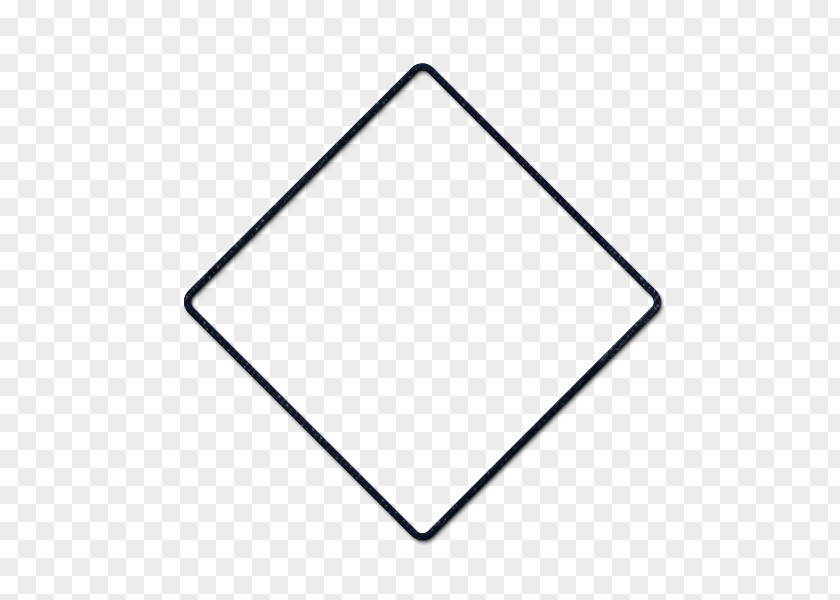 Blank Roadsign Icon Geometric Shape Rhombus Geometry Perimeter Square PNG