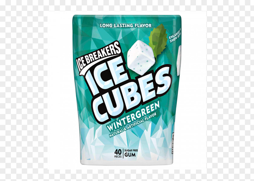 Chewing Gum Ice Breakers Sugar Substitute Flavor Cube PNG