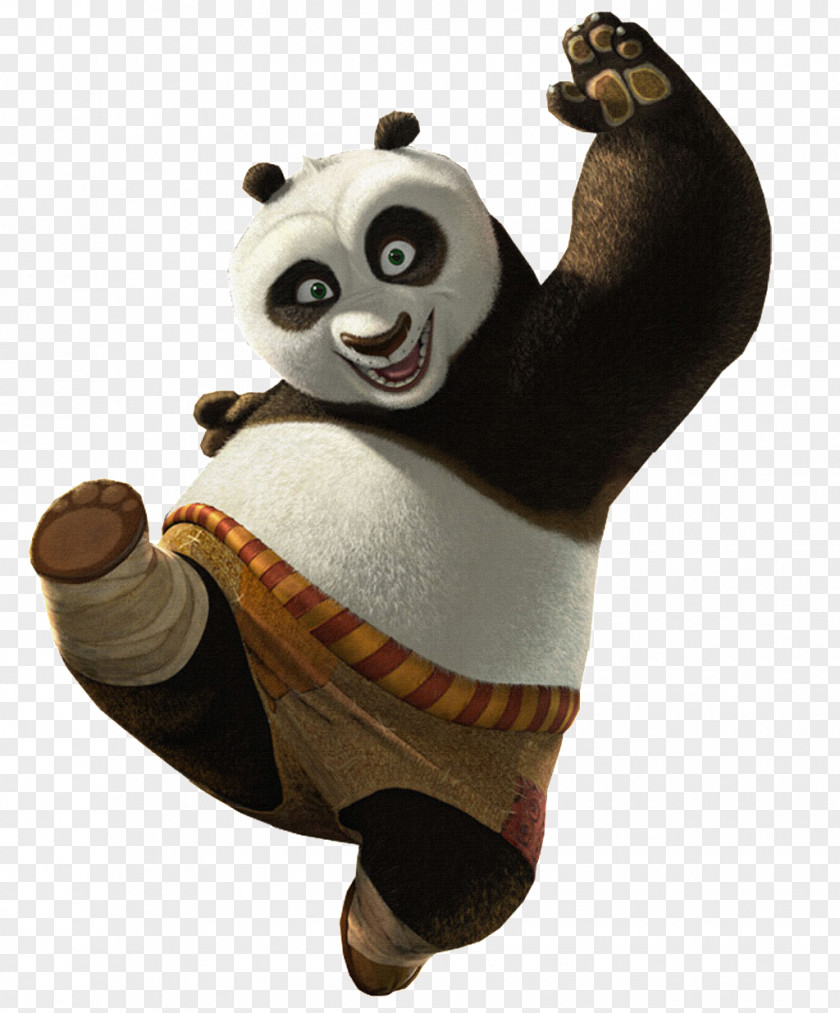 Giant Panda Kung Fu Po Master Shifu Tigress PNG