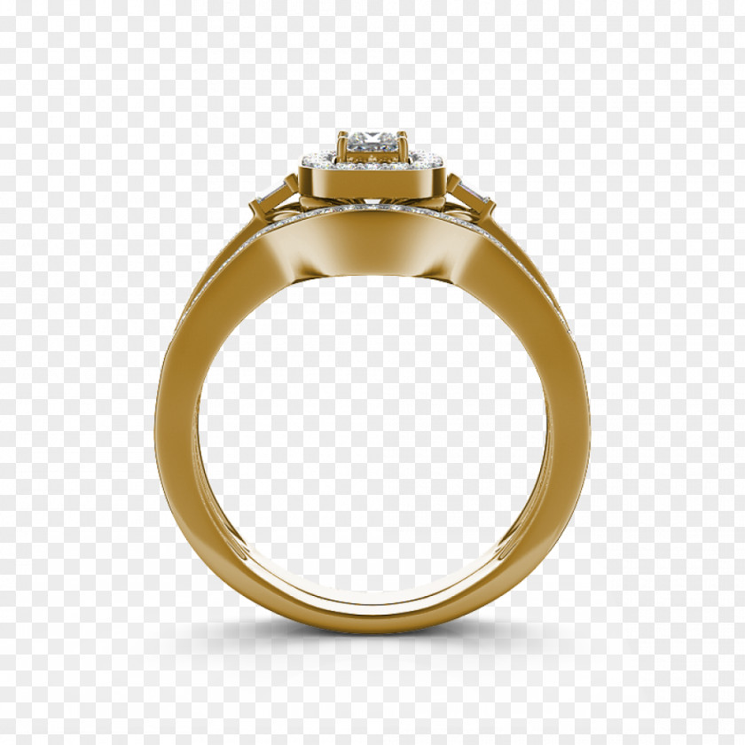 Gold Engagement Ring Earring Diamond Tanzanite PNG