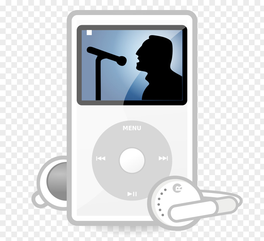 Headphones IPod Shuffle Touch Nano Classic MP3 Player PNG