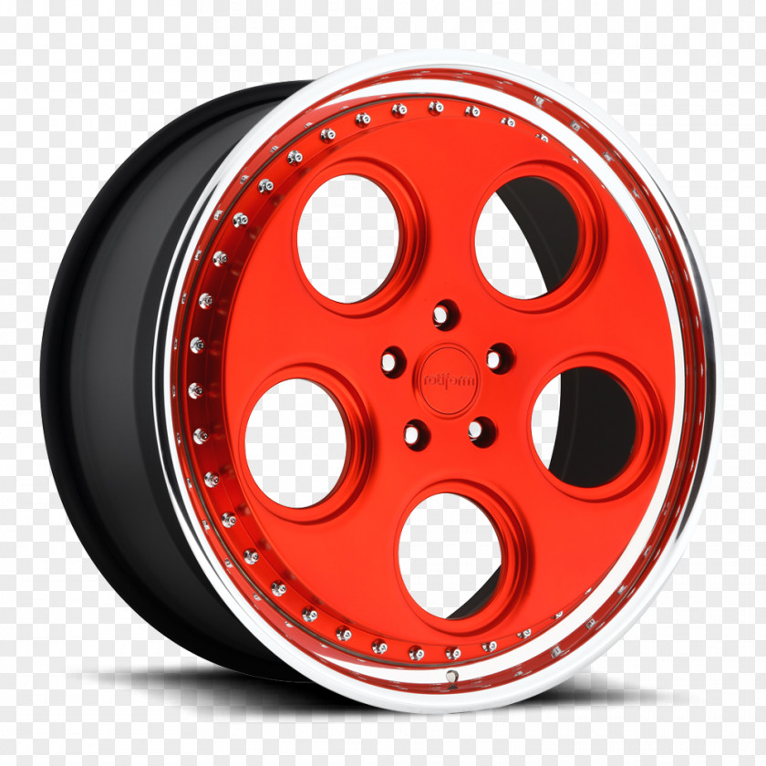 Matte Red Lips Car Rotiform, LLC. Wheel Rim Autofelge PNG