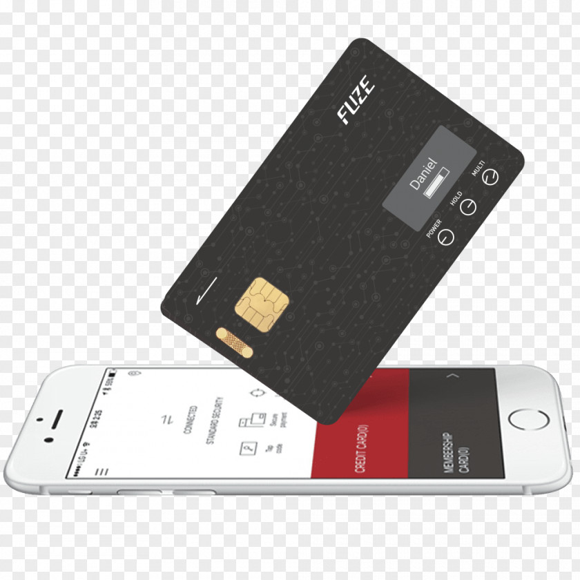 Membership Card Magnetic Stripe Smartphone FUZE Business Wallet PNG