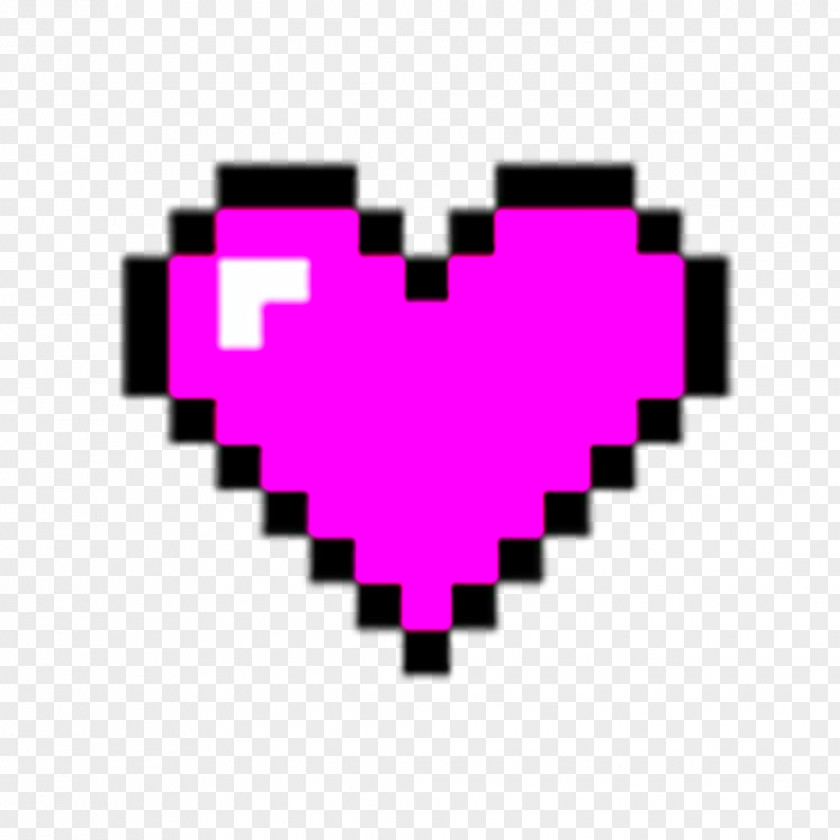 Mug Pixel Art Heart PNG