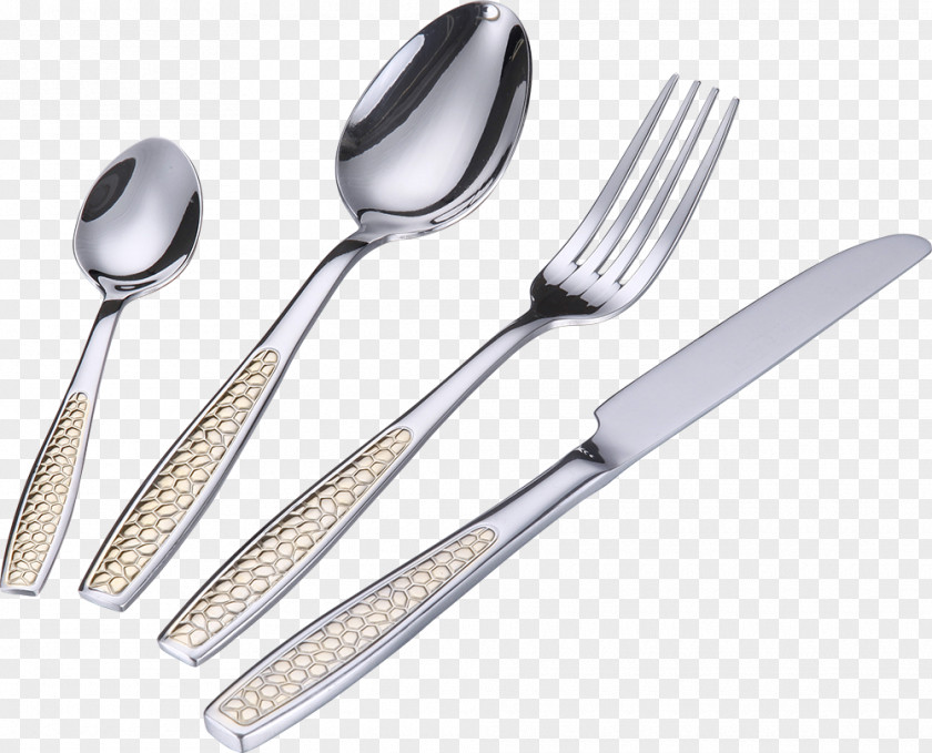 Spoon Knife Fork Cutlery Stainless Steel PNG