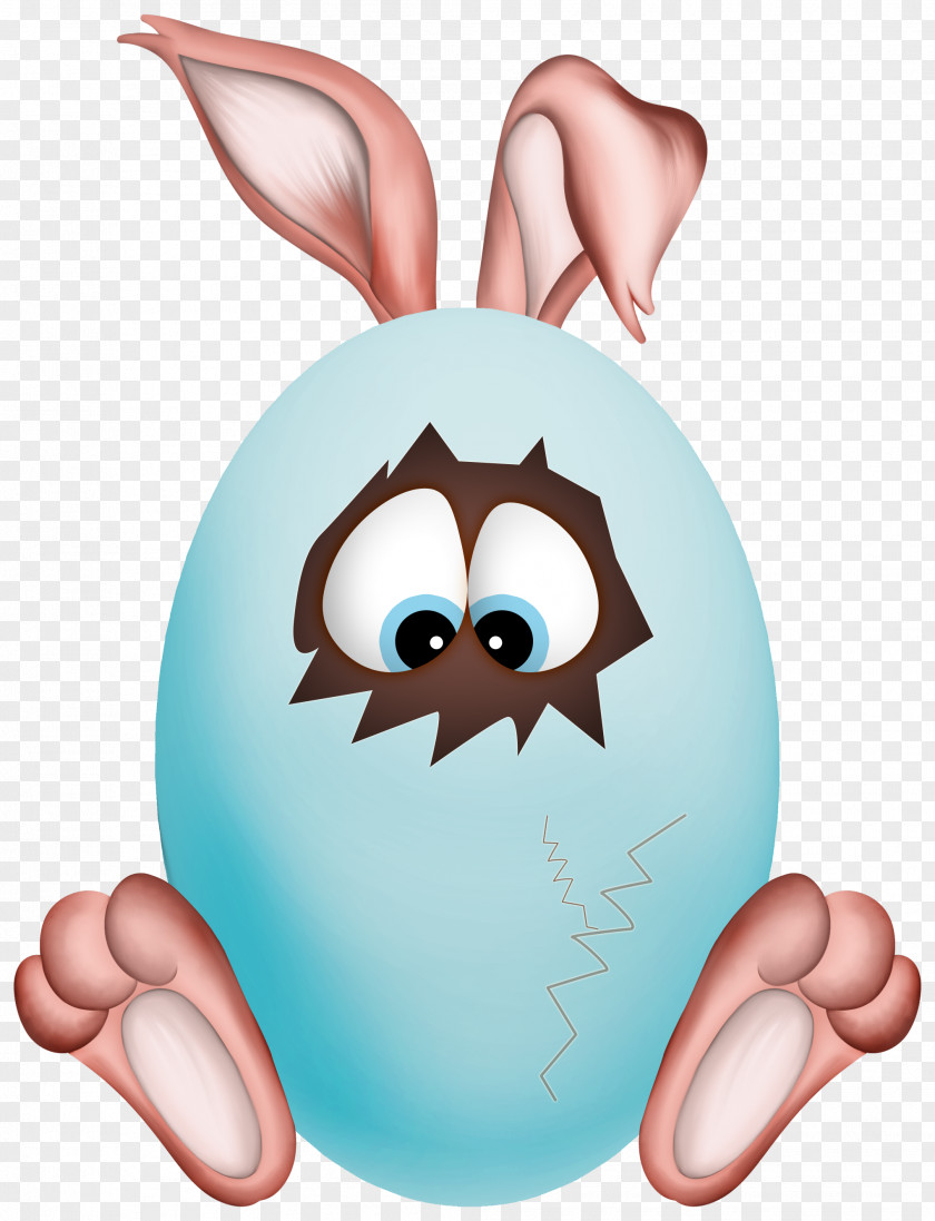 Blue Bunny Easter Animation Rabbit PNG