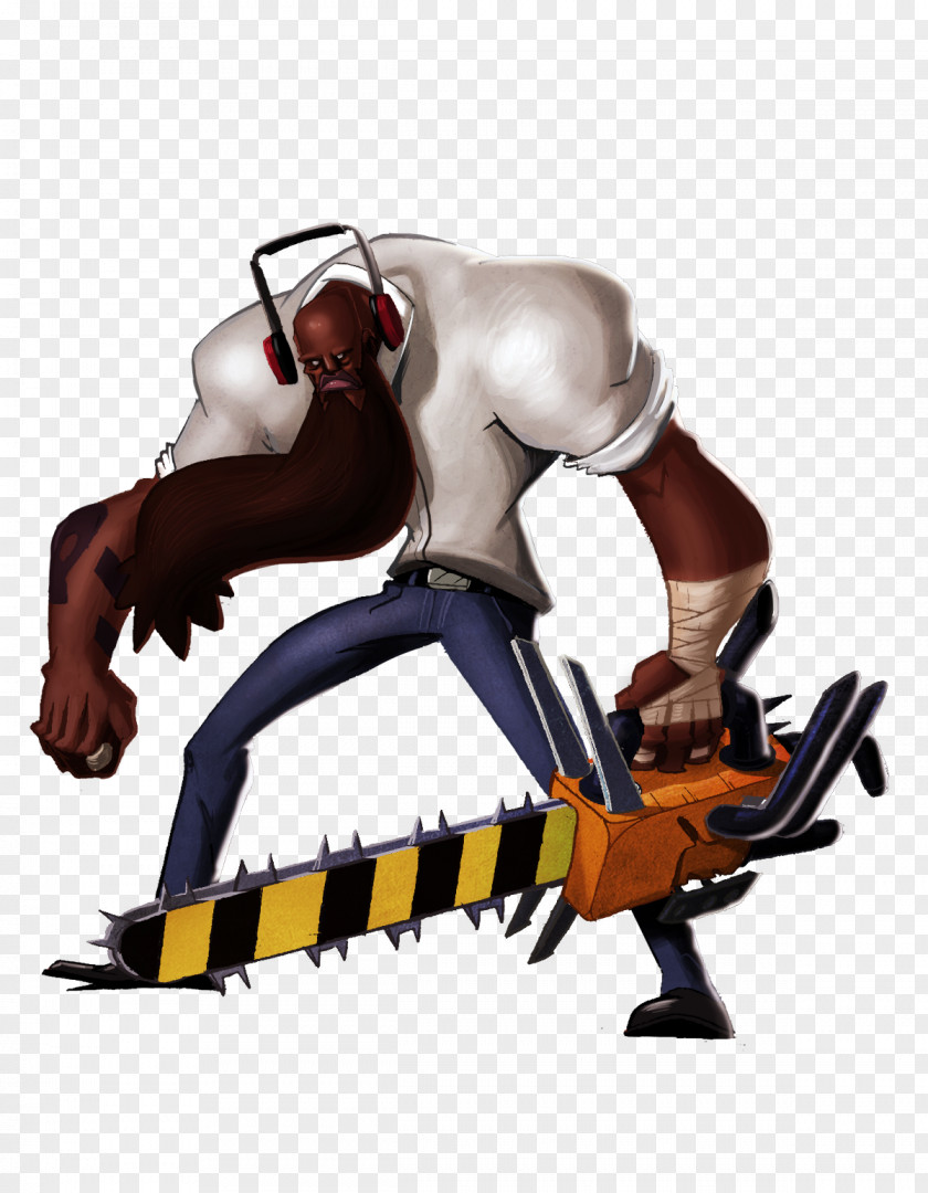 Chainsaw Character Cartoon Fiction PNG