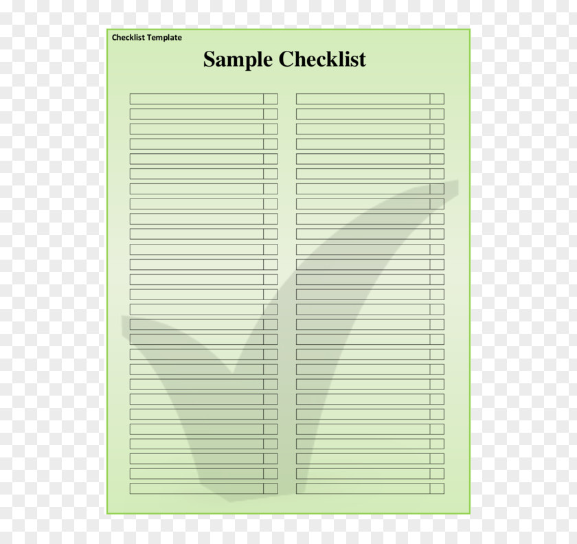 Checklist Paper Angle Notebook Line PNG