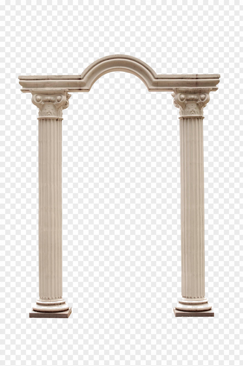 Classical European Roman Column Two Rome Architecture PNG
