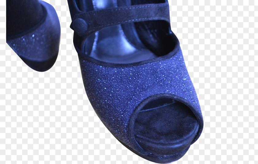 Sandal Slipper Shoe Cobalt Blue PNG