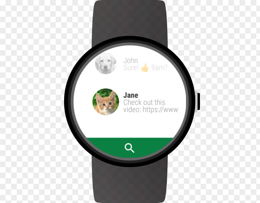 Android Wear OS Smartwatch PNG