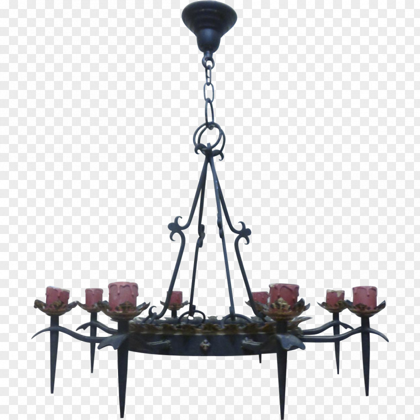 Light Fixture Iron Chandelier Lighting PNG