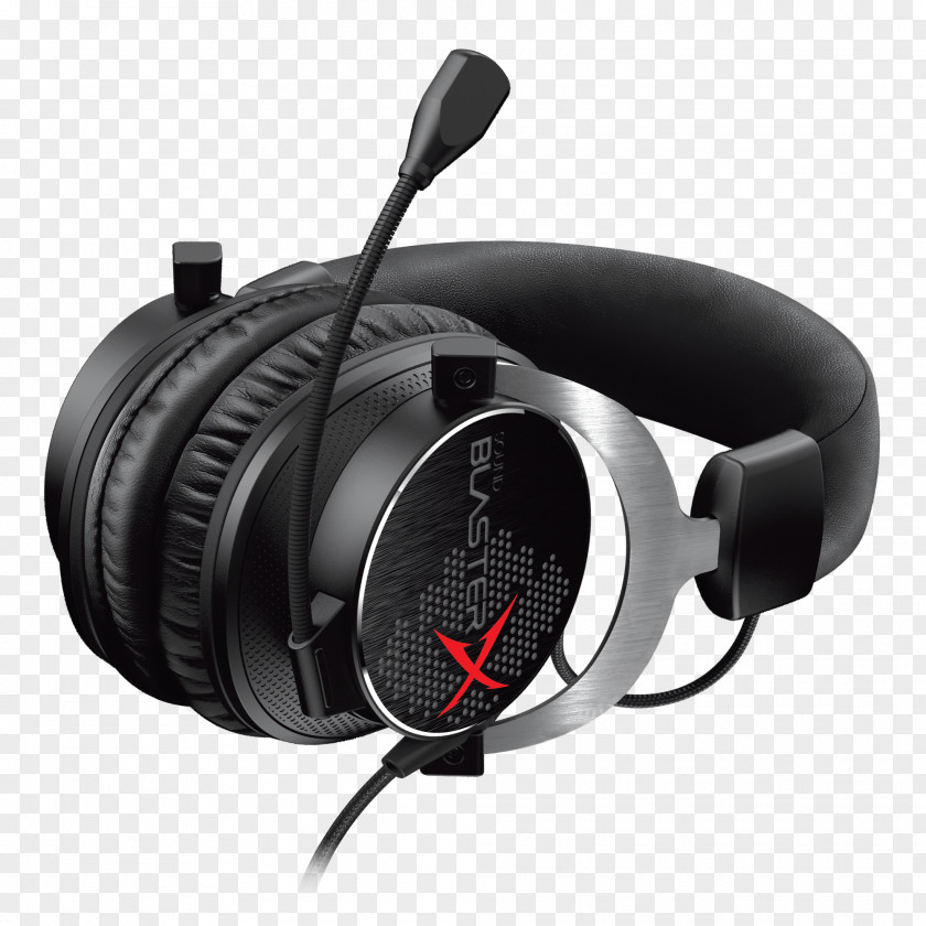 Microphone Headset Creative Sound BlasterX H5 Headphones PNG