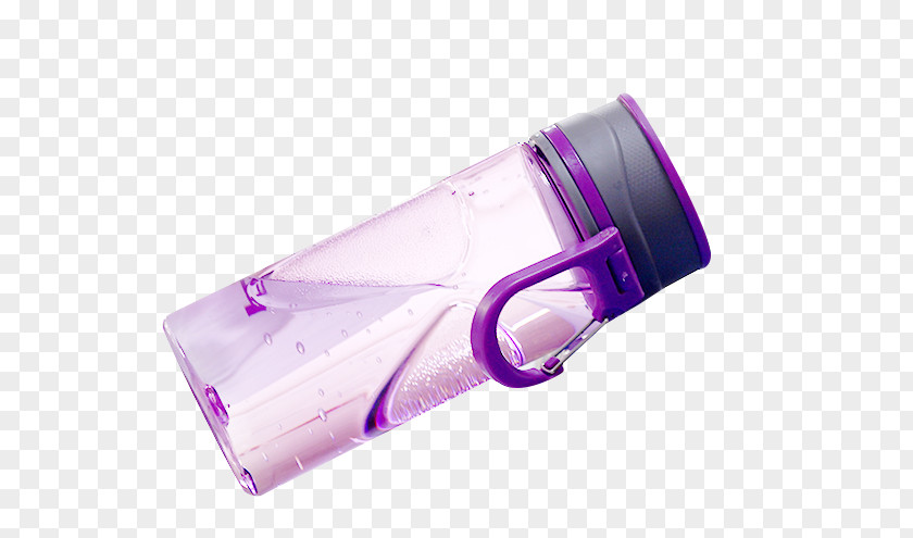Purple Large Transparent Kettle Plastic Water Bottle PNG