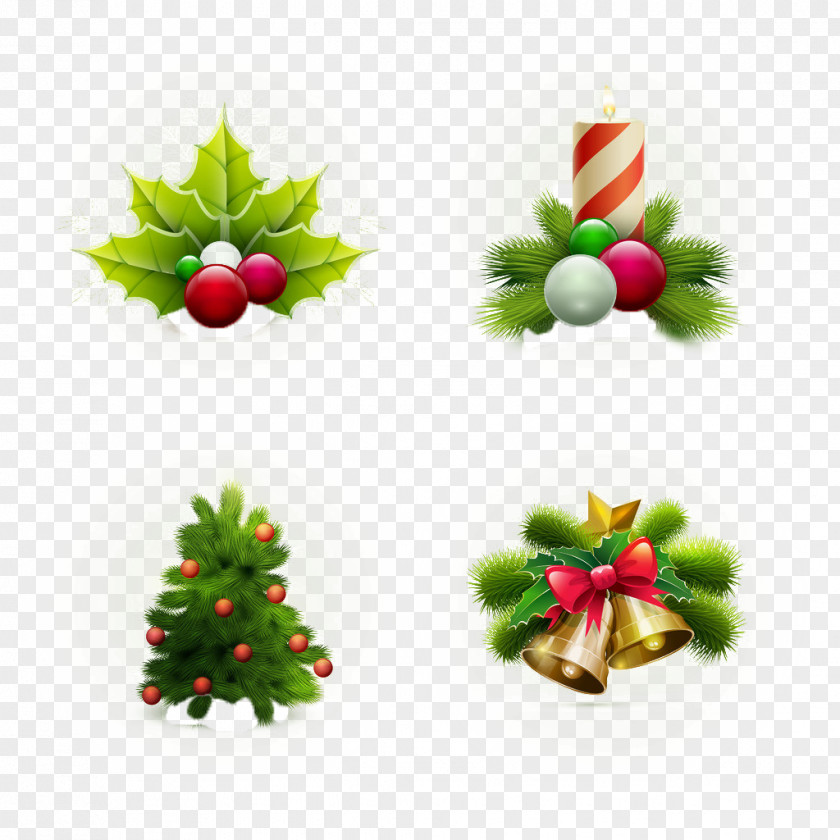 Christmas Tree Ornament Illustration PNG