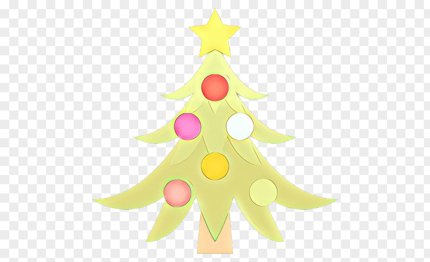 Conifer Pine Family Christmas Tree Star PNG