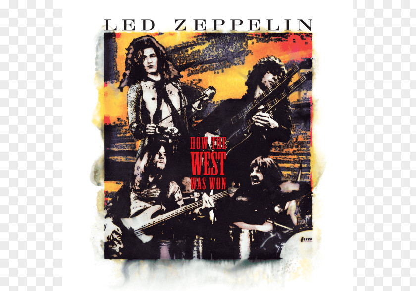 Led Zeppelin Logo How The West Was Won Phonograph Record Album LP PNG
