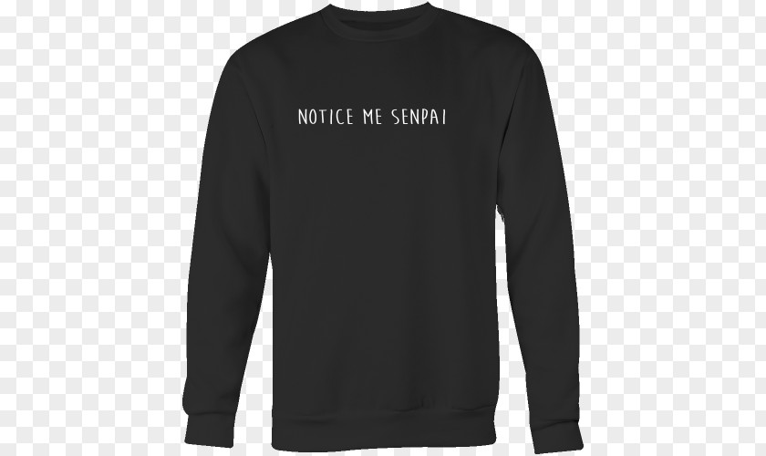 Notice Me Senpai Long-sleeved T-shirt Sweater Clothing PNG