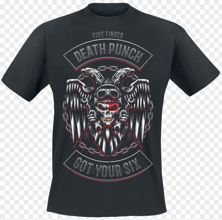 T-shirt Five Finger Death Punch Rock Top PNG