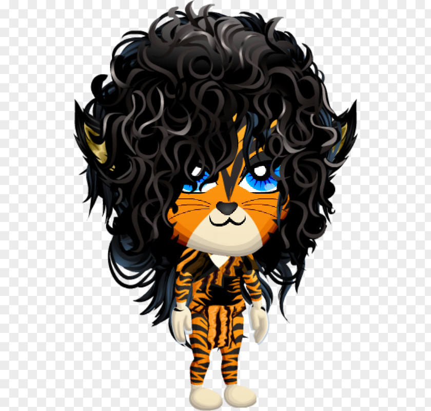 Tiger Lion Cartoon Character PNG