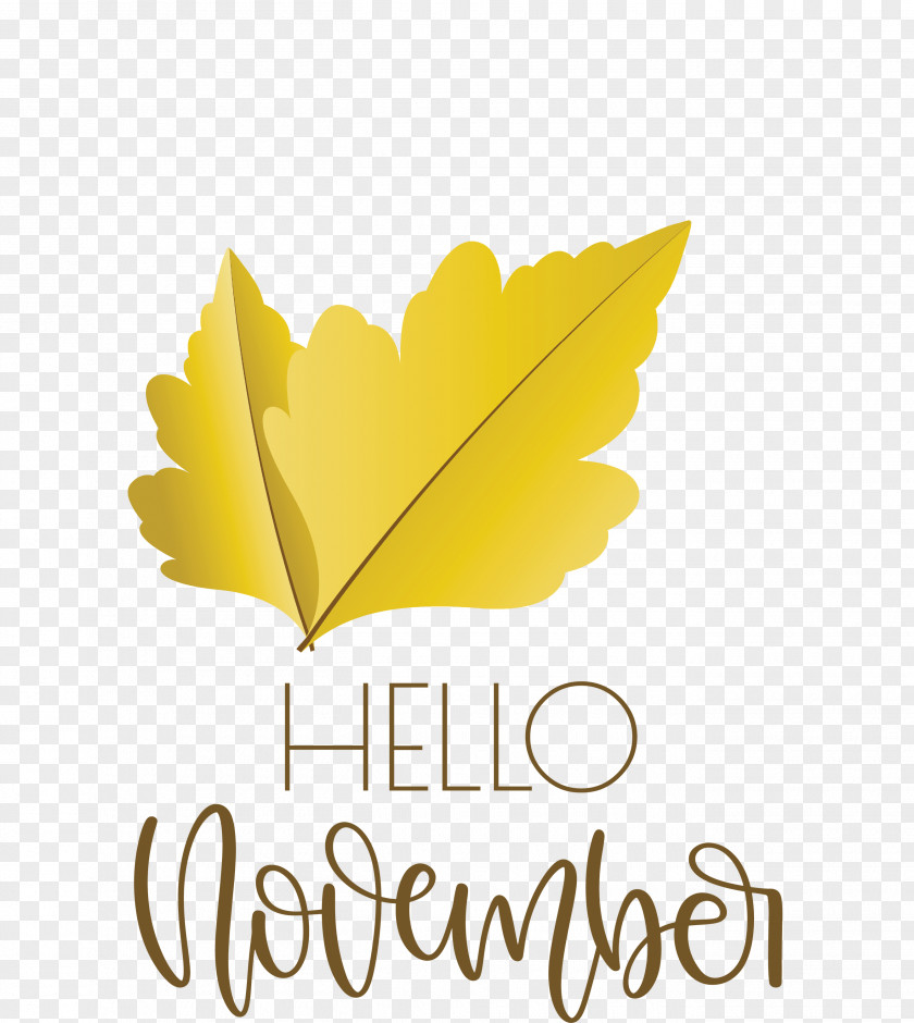 Hello November November PNG